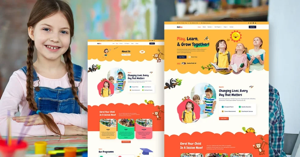 Kiddoz-Kindergarten-School-Elementor-Template-Kit